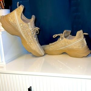 Steve Madden blush maxima sparkle sneakers